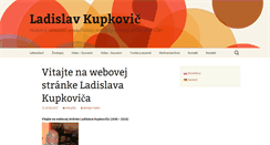 Desktop Screenshot of ladislav-kupkovic.com